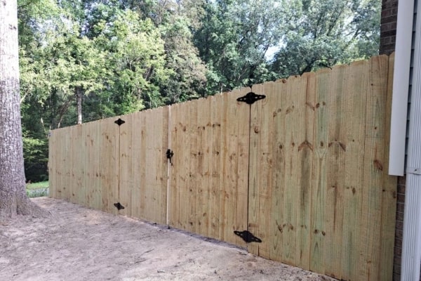 Wood Fence Installation