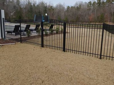 Residential Aluminum Fencing Installation